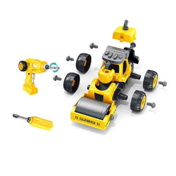 Puzzle : Disassembly Truck - Yellow