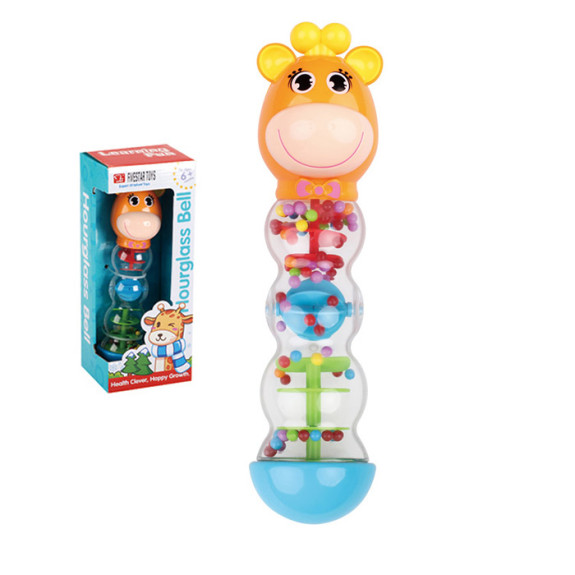 Baby rattle : Hourglass Bell - Giraffe