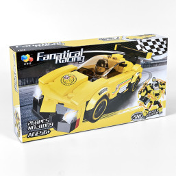 Building Racing Car : Yellow