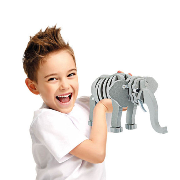 Building Blocks : 3D Foam Elephant