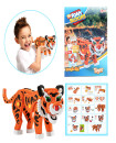 Building Blocks : 3D Foam Tiger