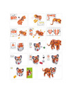 Building Blocks : 3D Foam Tiger