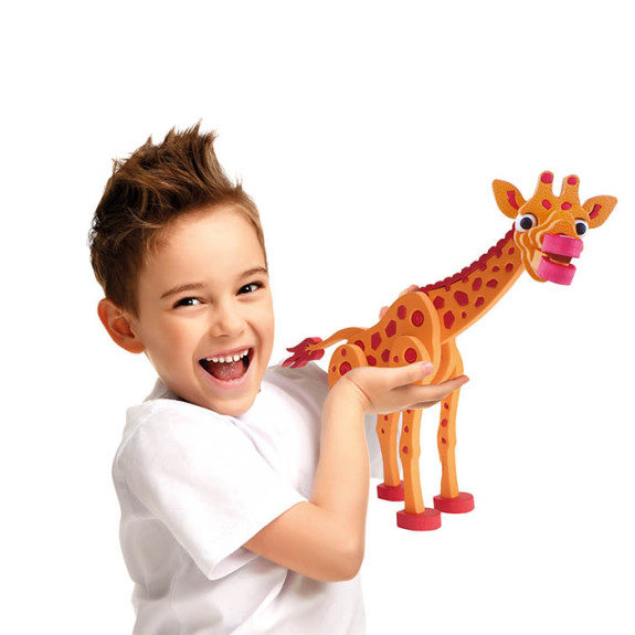 Building Blocks : 3D Foam Giraffe 