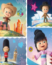 Masha & The Bear : Around the World Puzzle