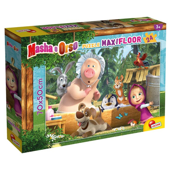 Masha & The Bear : With the Animal Friends Puzzle