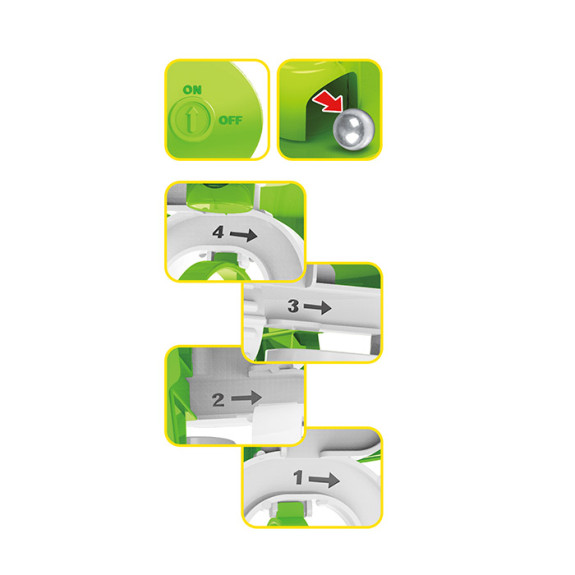 Obstacle Balance game - Green