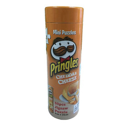 YWOW GAMES PRINGLES ORIGINAL 50 PCS MINI JIGSAW PUZZLE - CHEDDAR CHEESE