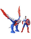 Mech Strike 3.0 - 4 Inch Figure Mech Suit - Captain America