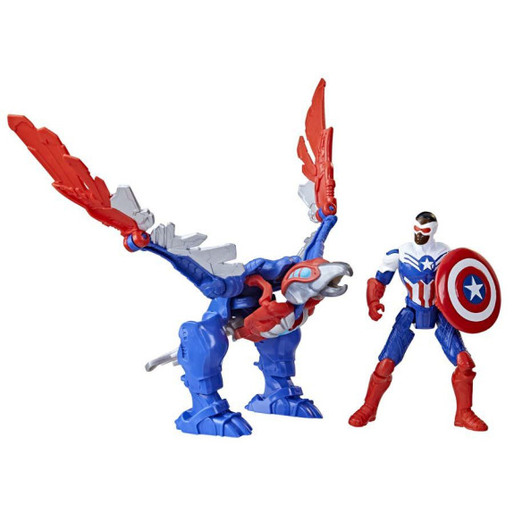 Mech Strike 3.0 - 4 Inch Figure Mech Suit - Captain America