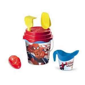 MONDO DLX BUCKET SET 17CM SPIDERMAN