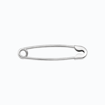 Срібна булавка UD Kashtan Без вставок ВС-512Р