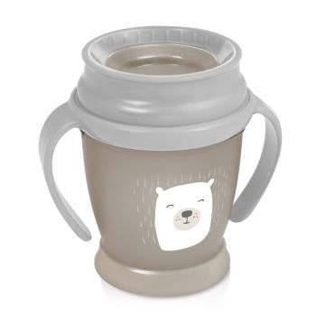Чашка дитяча 360 Lovi Mini Buddy Bear 210 мл Коричневий 1/600new