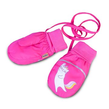 Рукавиці дитячі Tutu 2 - 4 років Плащівка Малиновий 3-005856 2-4