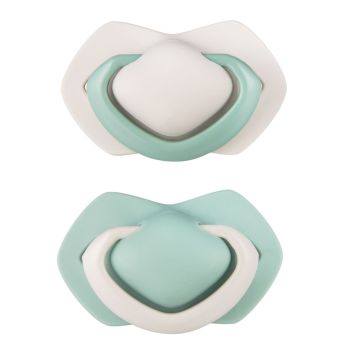 Пустышка силиконовая симметричная Canpol babies Pure Color 6-18 мес 2 шт Бежевый 22/645_bei