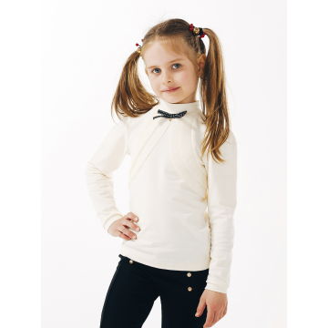 Дитяча блузка для дівчинки Smil Молочний від 7 до 10 років 114644 140