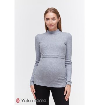 Гольф для вагітних і годуючих MySecret Lecie warm NR-49.063 джинсово-сірий меланж XS