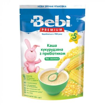 Каша кукурудзяна Bebi Premium Безмолочна з пребіотиком 200 г 1105044