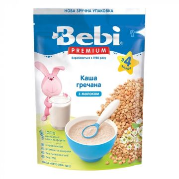 Каша гречана Bebi Premium Молочна 200 г 1105050