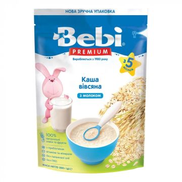 Каша вівсяна Bebi Premium Молочна 200 г 1105054