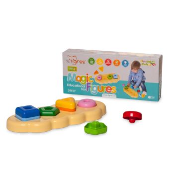 Розвивальна гра сортер Тигрес Магічні фігурки 8 шт 39517