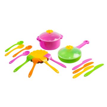 Ігровий набір посуду Тигрес Столовий Ромашка 20 шт 39147