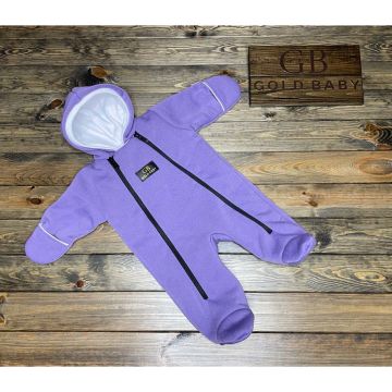 Демісезонний комбінезон дитячий Gold Baby 3-6 міс Фіолетовий БУ62-68 62-68