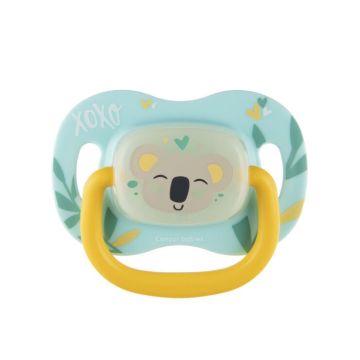 Пустушка силіконова симетрична Canpol babies Exotic Коала 0-6 міс Жовтий 34/920_koal