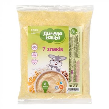 Каша злакова швидкого приготування Вайс Дитяча кашка 7 злаків 150 г 1181107
