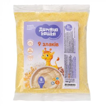 Каша злакова швидкого приготування Вайс Дитяча кашка 9 злаків 150 г 1181110