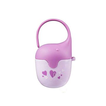 Футляр для пустушки BabyOno Слоник Бузковий 529/03