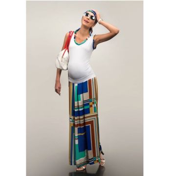 Юбка-макси для беременных Dianora разноцветная 1327 0788 L