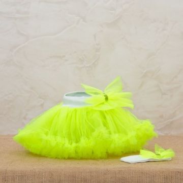 Костюм для девочки (юбка и повязка) Бетис, Веселка, салатовый 62