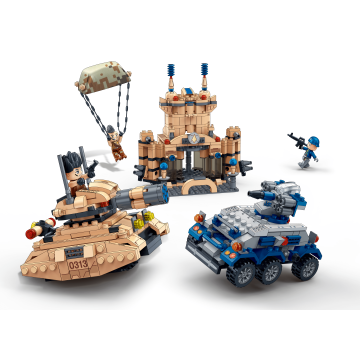 Конструктор Banbao Танковый бой 515 шт 6251