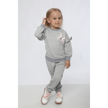 Спортивні штани для дівчинки Модний карапуз Сірий 4-9 років 111-00032-0 134