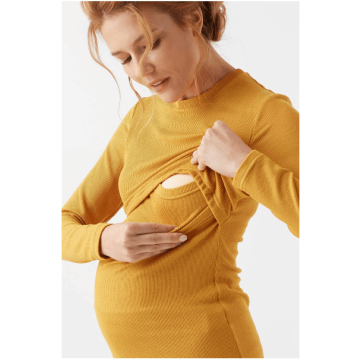 Джемпер для беременных и кормящих Dianora Горчичный 1983 0001 L