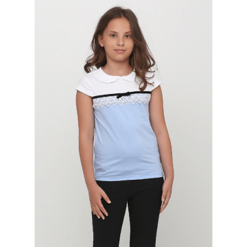 Детская блузка для девочки Vidoli от 8 до 12 лет Голубой G-19593S 152