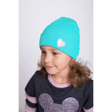 Шапка для дівчинки Vidoli Демісезонна від 1 до 6 років Бірюзовий G-2014W 80-92