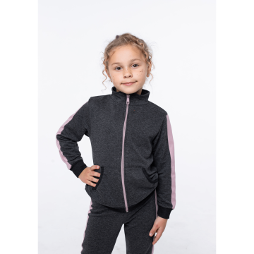 Спортивна кофта для дівчинки Vidoli від 7 до 8 років Темно сірий G-21935W 128