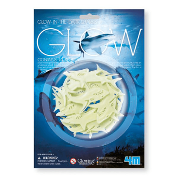Сяючі наклейки 4M Glowing Imaginations Акули 00-05940
