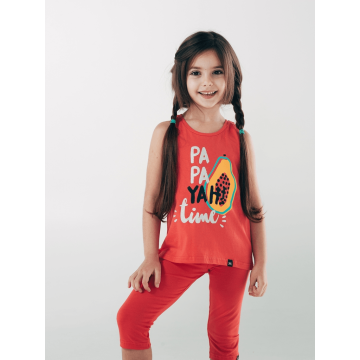 Майка дитяча для дівчинки Smil Тропічний рай Кораловий 2-6 років 110484 110