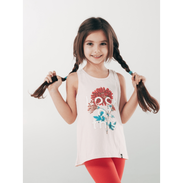 Майка дитяча для дівчинки Smil Тропічний рай Персиковий 3-5 років 110484 110