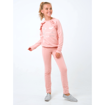 Спортивні штани дитячі Smil Ритм осені Персиковий 7-10 років 115388 140