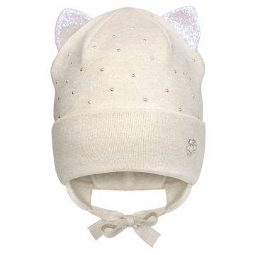 Шапка детская зимняя Девид стар Бежевый от 2 до 3 лет 2216 46