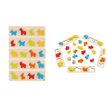 Дитяча іграшка сортер goki Тварини 56765G