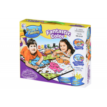 Пазлы раскраска Same Toy Динозавры 12 шт 2101Ut