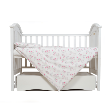 Дитяча постільна білизна в ліжечко Twins Comfort line Єдиноріг Рожевий 3054-C-066