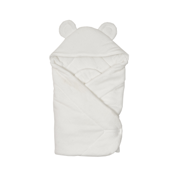 Конверт ковдра для новонароджених Twins Вушка Бежевий 80x80 9014-ТВ-202