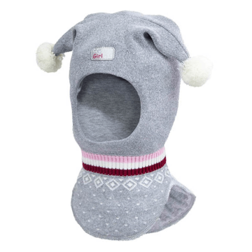 Зимняя шапка шлем детская Девид стар Серый 1,5-2 года 1965 48-50