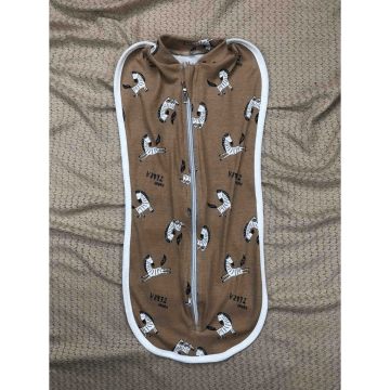 Пелюшка кокон для новонароджених на блискавці Sweet Mario Коричневий 10-42-05 56