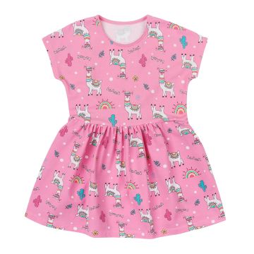 Сукня дитяча ЛяЛя 6 - 8 років Стрейч-кулір Рожевий 15СК124_2-292 128